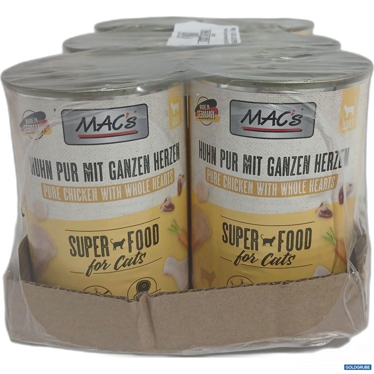 Artikel Nr. 898243: Macs Katzenfutter Huhn Pur mit ganzen Herzen 6x400g