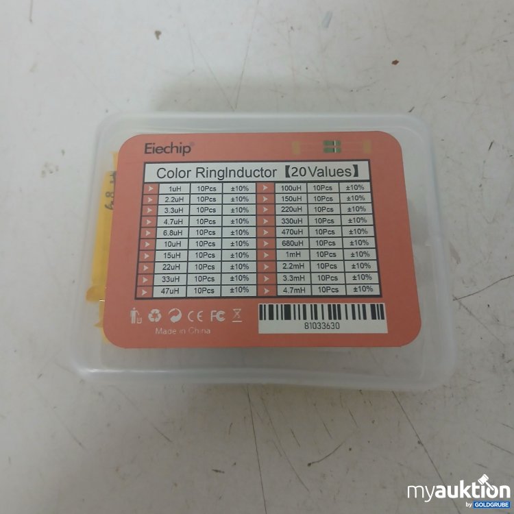 Artikel Nr. 906243 Artikel Nr. 906243: Eiechip Color Ringlnductor 20 Values