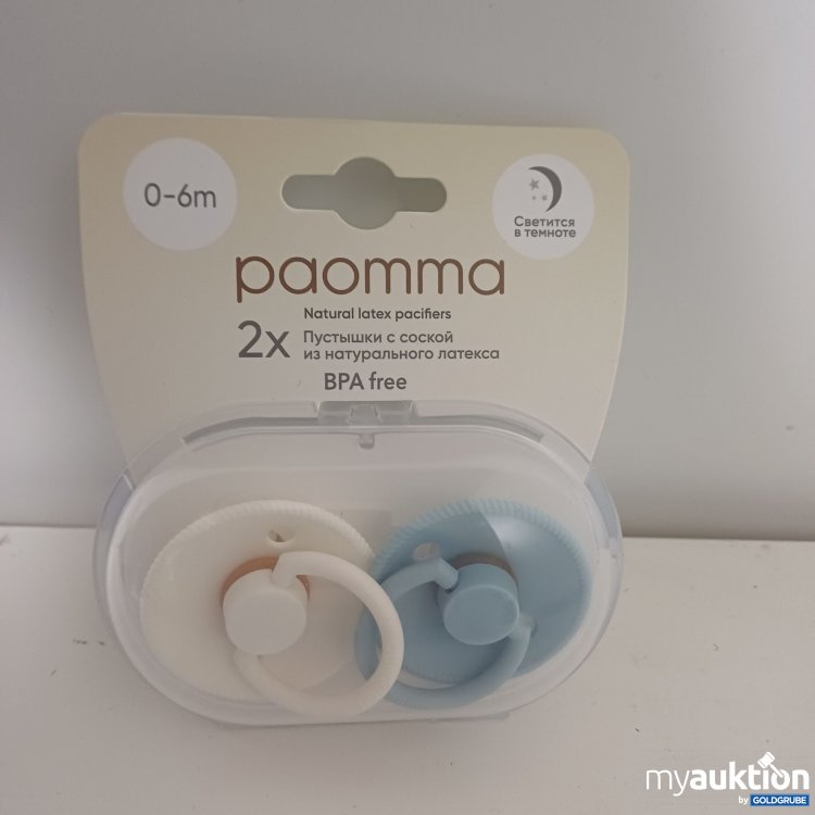 Artikel Nr. 917243: paomma Schnuller aus Naturkautschuk, 0-6m