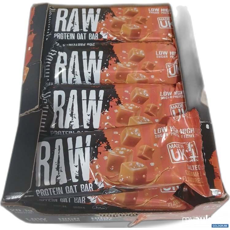 Artikel Nr. 970243: Warrior Raw Protein Oat Bar salted Caramek flavoured 12x75g 