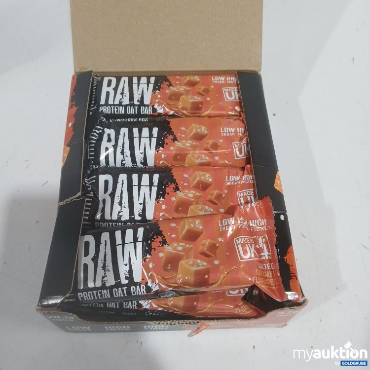 Artikel Nr. 970243: Warrior Raw Protein Oat Bar salted Caramek flavoured 12x75g 