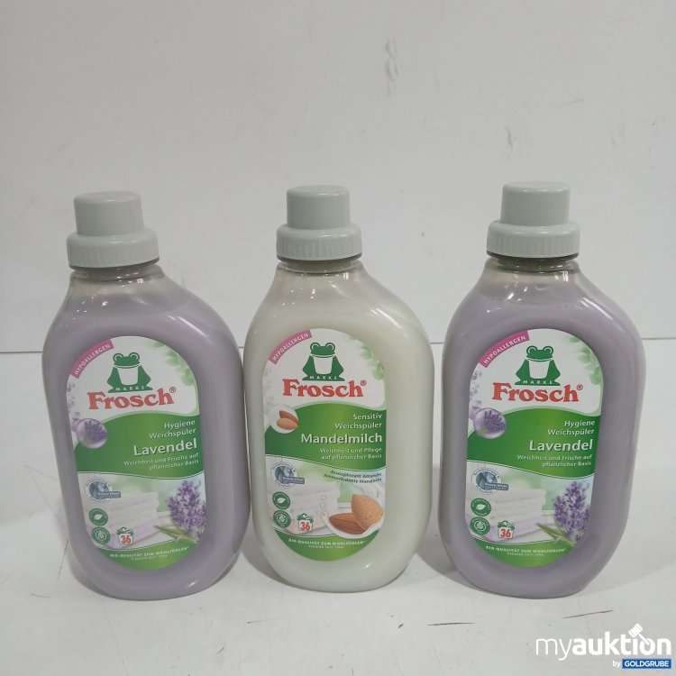 Artikel Nr. 471244: Frosch Weichspüler Lavendel und Mandelmilch je 900ml