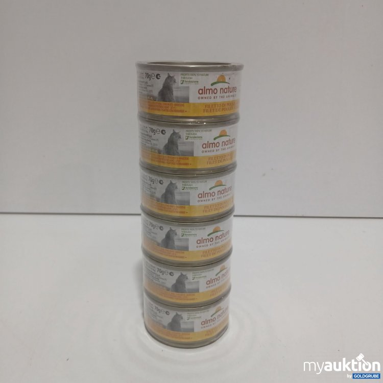 Artikel Nr. 814244 Artikel Nr. 814244: Almo Nature Katzenfutter 6x70g