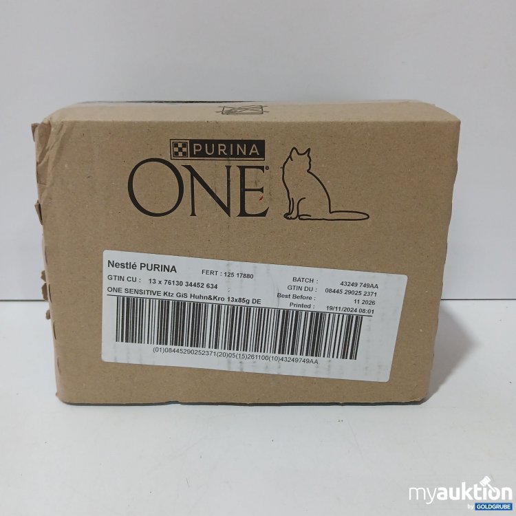 Artikel Nr. 825244 Artikel Nr. 825244: Purina One Sensitive Huhn&Karotte 13x85g