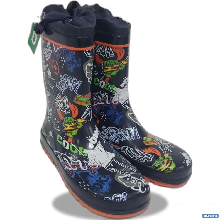 Artikel Nr. 930244 Artikel Nr. 930244: Gummistiefel mit buntem Graffiti-Muster
