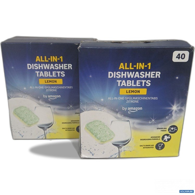 Artikel Nr. 958244: Amazon All-in-1 Dishwasher Tablets Lemon je 40Tabs 