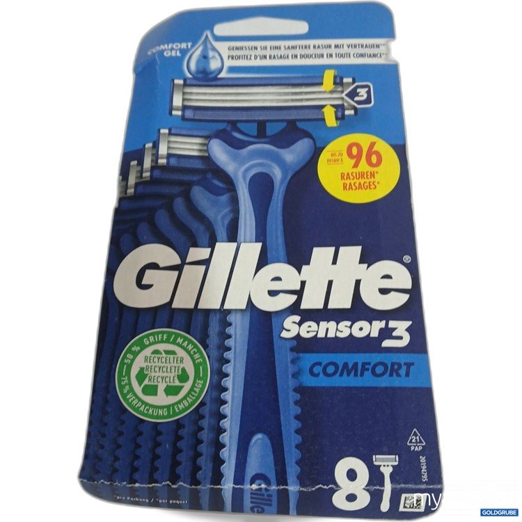 Artikel Nr. 967244: Gillette Sensor3 Comfort Rasierer 8x