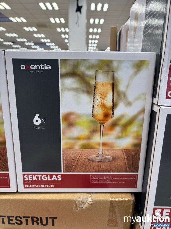 Artikel Nr. 450245 Artikel Nr. 450245: axentia 6 x Sektglas Cara 250 ml