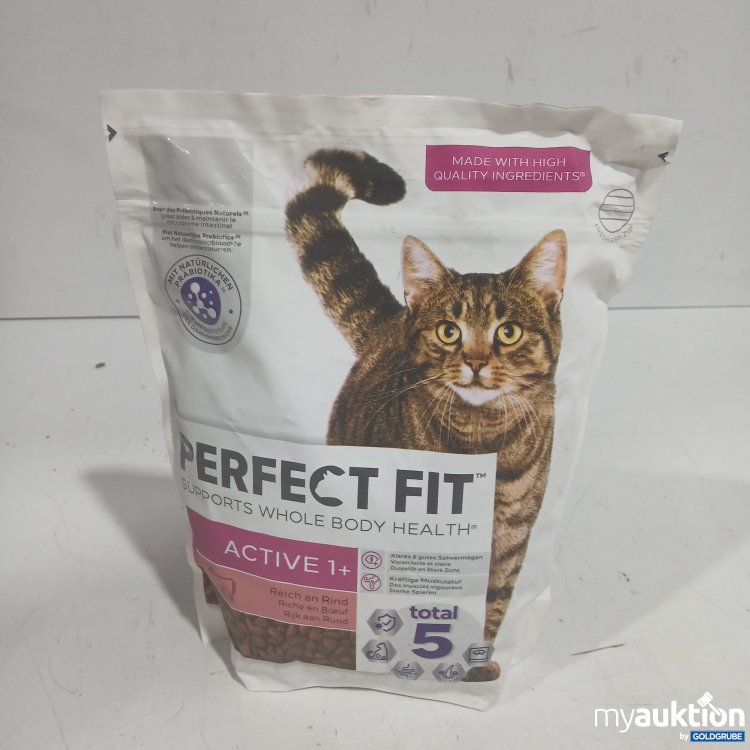 Artikel Nr. 463245: Perfect Fit Katzenfutter Active1+ reich an Rind 750g 