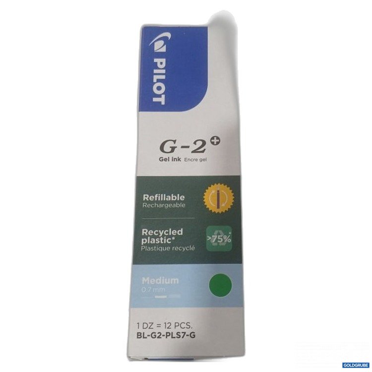 Artikel Nr. 468245 Artikel Nr. 468245: Pilot G-2+ Gel Ink Pen grün 0,7 mm 12Stk