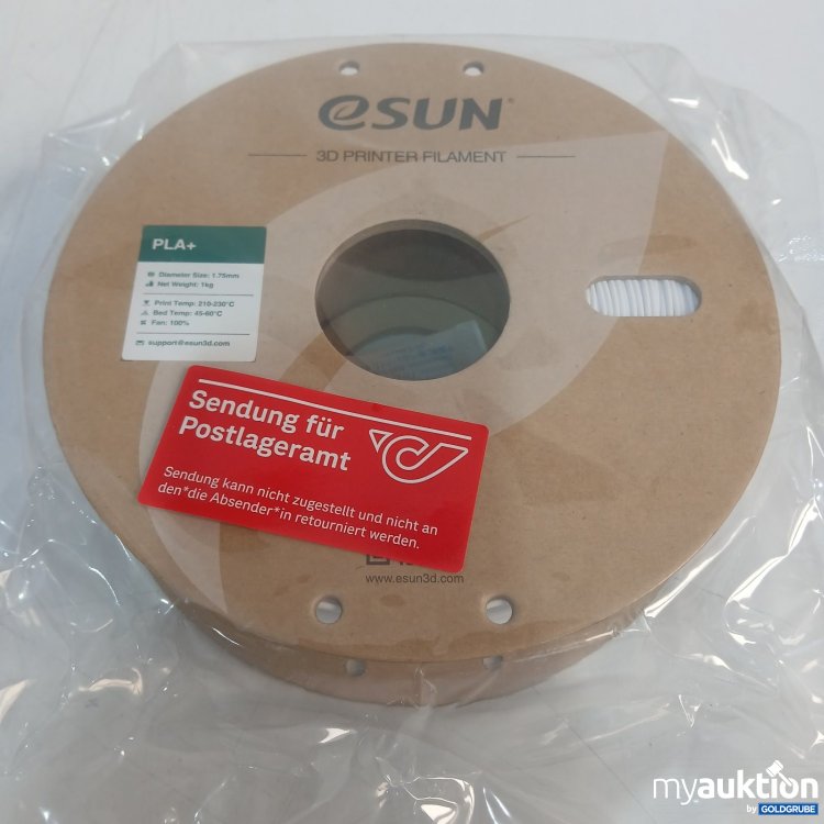 Artikel Nr. 470245 Artikel Nr. 470245: eSUN 3D Printer Filament PLA+ 1 kg Cold White 1,75 mm