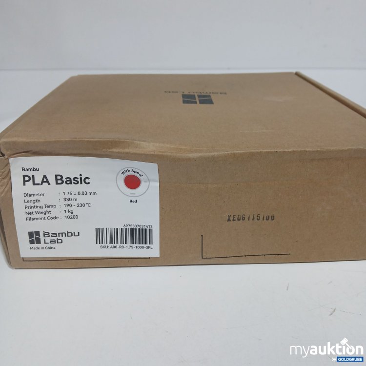 Artikel Nr. 818245 Artikel Nr. 818245: Bambu Lab PLA Basic 1.75 0.03mm 1kg Red