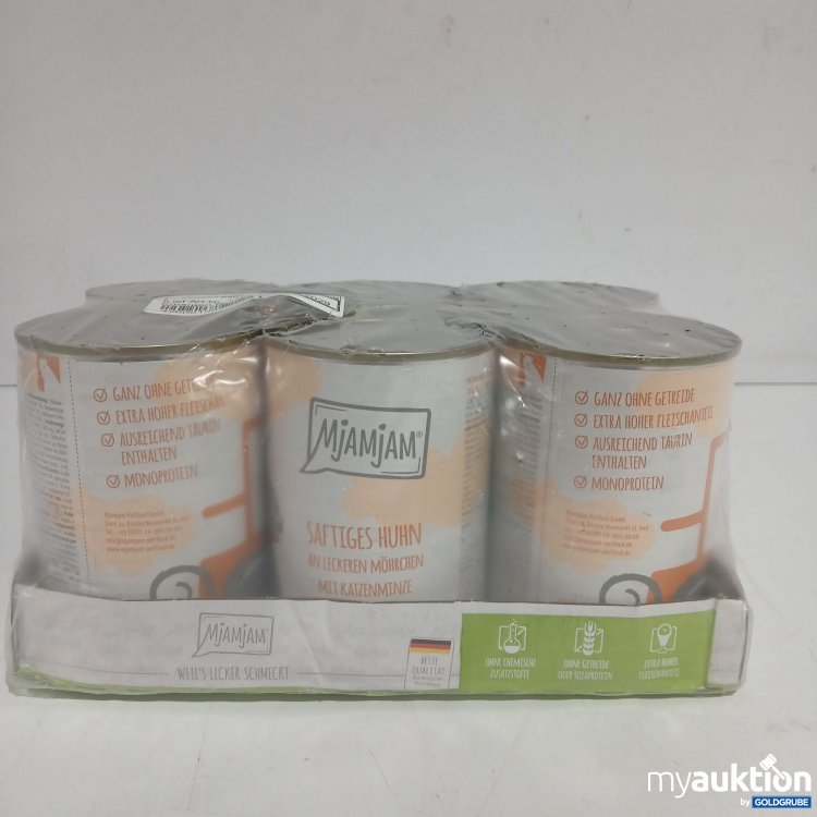 Artikel Nr. 873245: Mjamjam Katzenfutter saftiges Huhn 6x400g