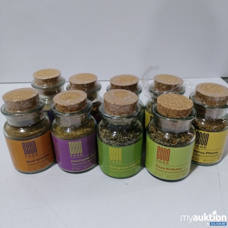 Artikel Nr. 912245: Ecco Food diverse Gewürze 9Stk