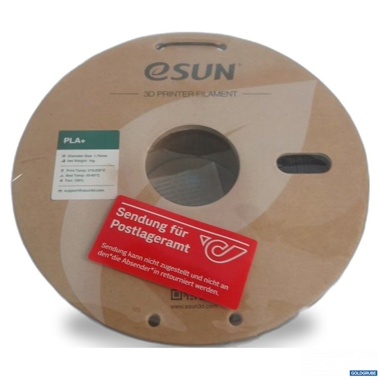 Artikel Nr. 470246 Artikel Nr. 470246: eSUN 3D Printer Filament PLA+ 1,75 mm Schwarz. 1kg
