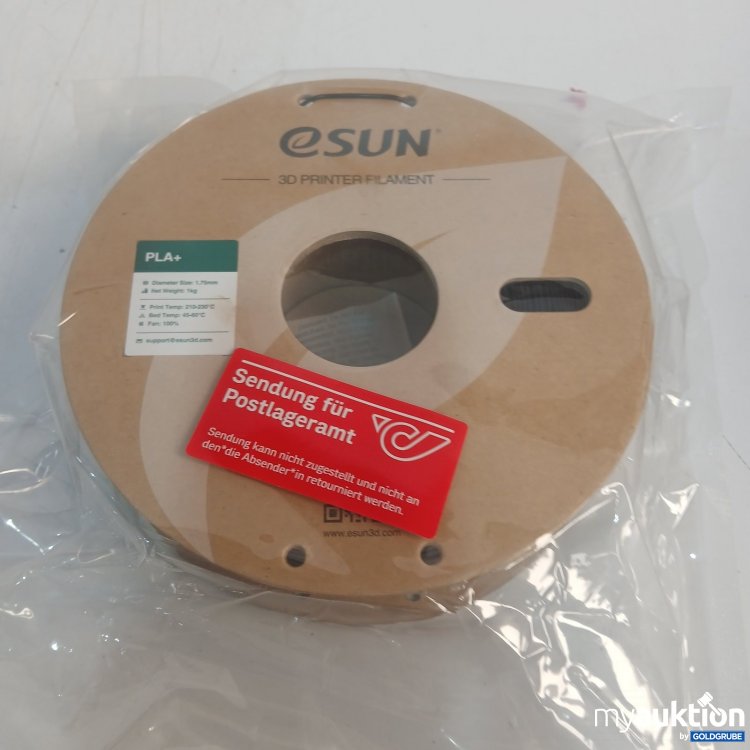 Artikel Nr. 470246 Artikel Nr. 470246: eSUN 3D Printer Filament PLA+ 1,75 mm Schwarz. 1kg