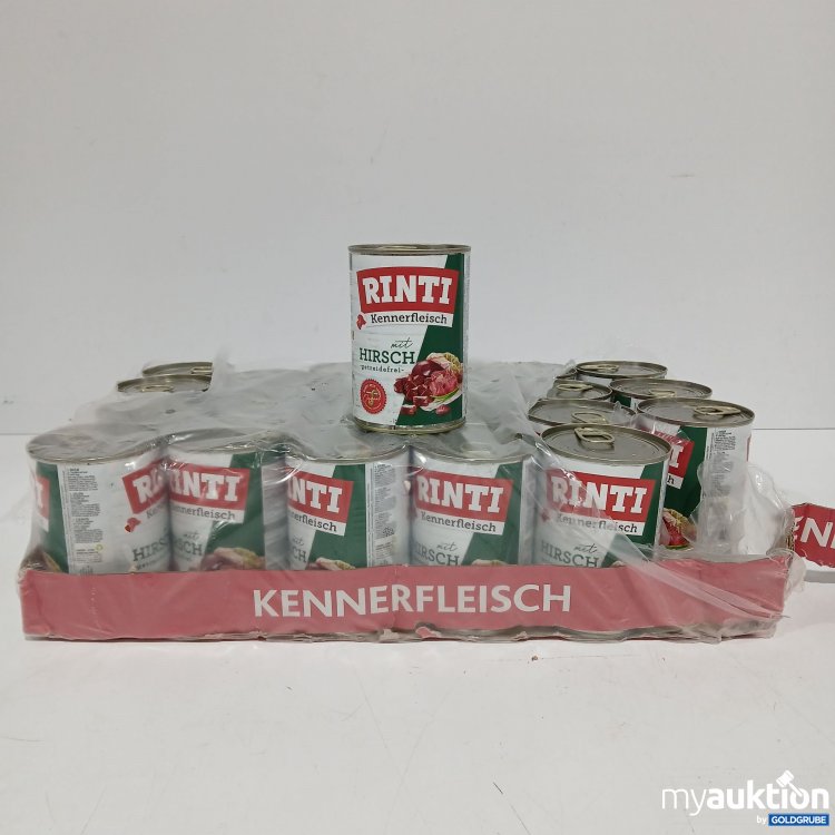 Artikel Nr. 860246: Rinti Kennerfleisch Hundefutter Hirsch 23x400g