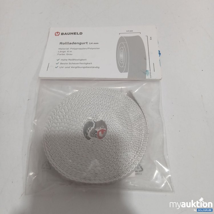 Artikel Nr. 887246 Artikel Nr. 887246: Bauheld Rollladengurt 14mm 6m Grau