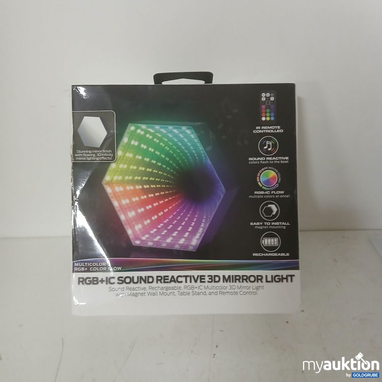 Artikel Nr. 906246 Artikel Nr. 906246: RGB+IC Sound Reactive 3D Mirror Light
