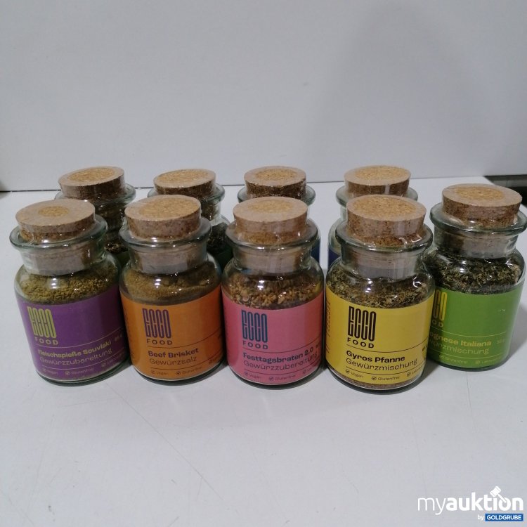 Artikel Nr. 912246: Ecco Food diverse Gewürze 9Stk