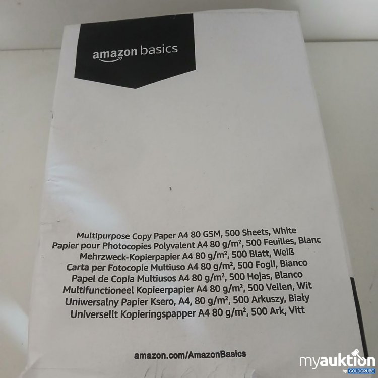 Artikel Nr. 921246: Amazon Basics Kopierpapier A4 2x 80 g/m²