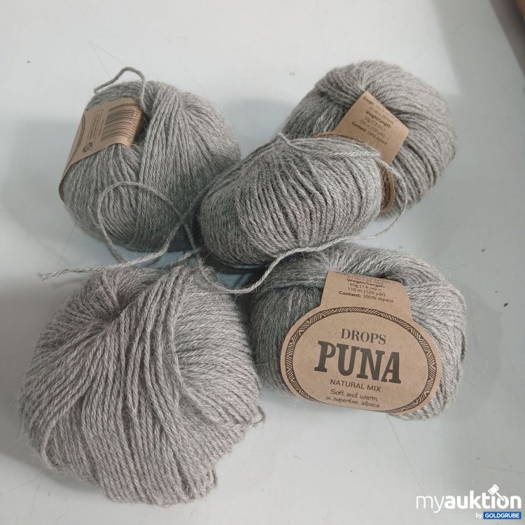 Artikel Nr. 964246 Artikel Nr. 964246: Drops Puna Natural Mix Alpaka Wolle grau