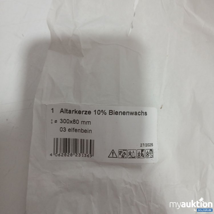Artikel Nr. 983246 Artikel Nr. 983246: Altarkerze 300x80mm Farbe: Elfenbein