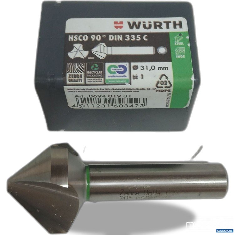 Artikel Nr. 446247 Artikel Nr. 446247: Würth HCO 90° DIN355C ø31mm