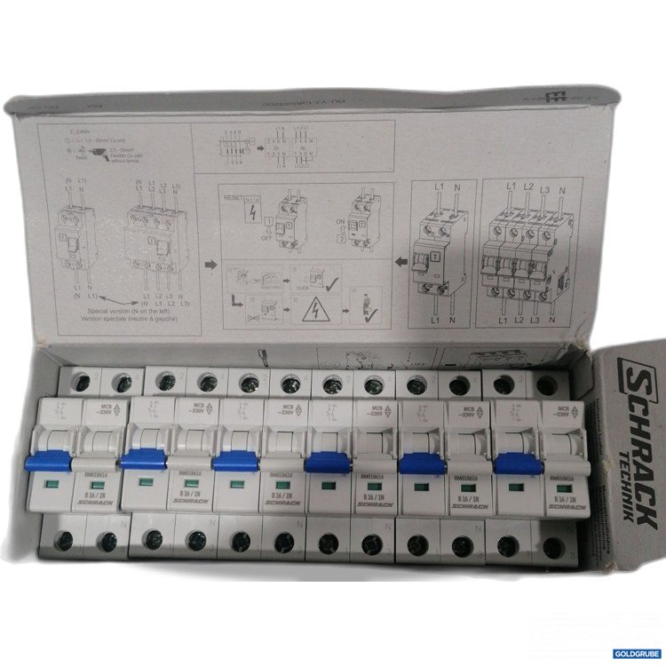 Artikel Nr. 522247: Schrack Technik Sicherungsautomat 6Stk RU-Y7-138503200