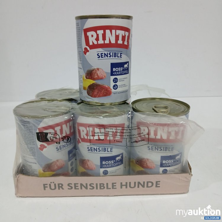 Artikel Nr. 860247 Artikel Nr. 860247: Rinti Sensible Hundefutter Pferd und Kartoffel 6x400g