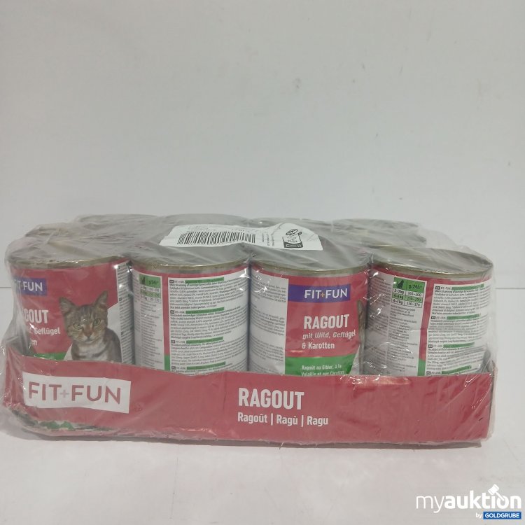 Artikel Nr. 873247: Fit+Fun Katzenfutter Wild&Geflügel&Karotten 12x415g