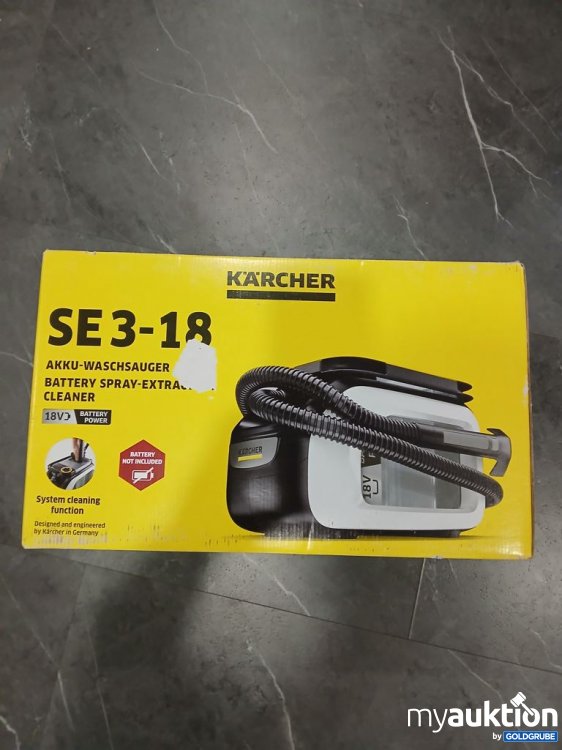Artikel Nr. 929247 Artikel Nr. 929247: Kärcher SE 3-18 Akku-Waschsauger 18V