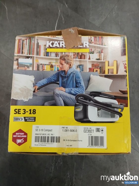 Artikel Nr. 929247 Artikel Nr. 929247: Kärcher SE 3-18 Akku-Waschsauger 18V