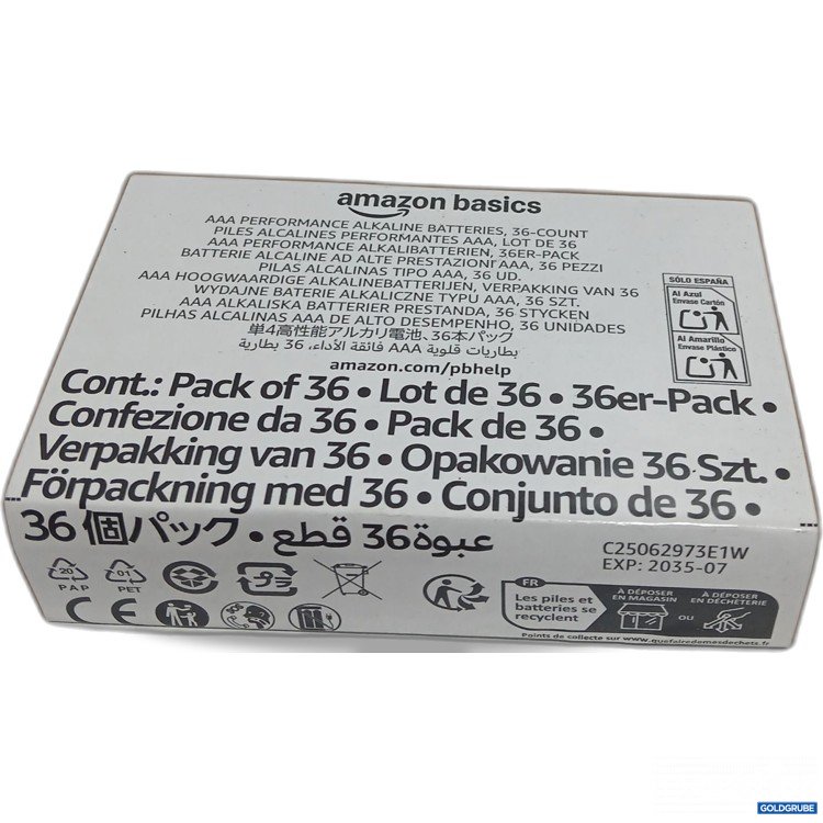 Artikel Nr. 952247: Amazon Basics AAA Performance Alkaline Batterien 36 Stück 