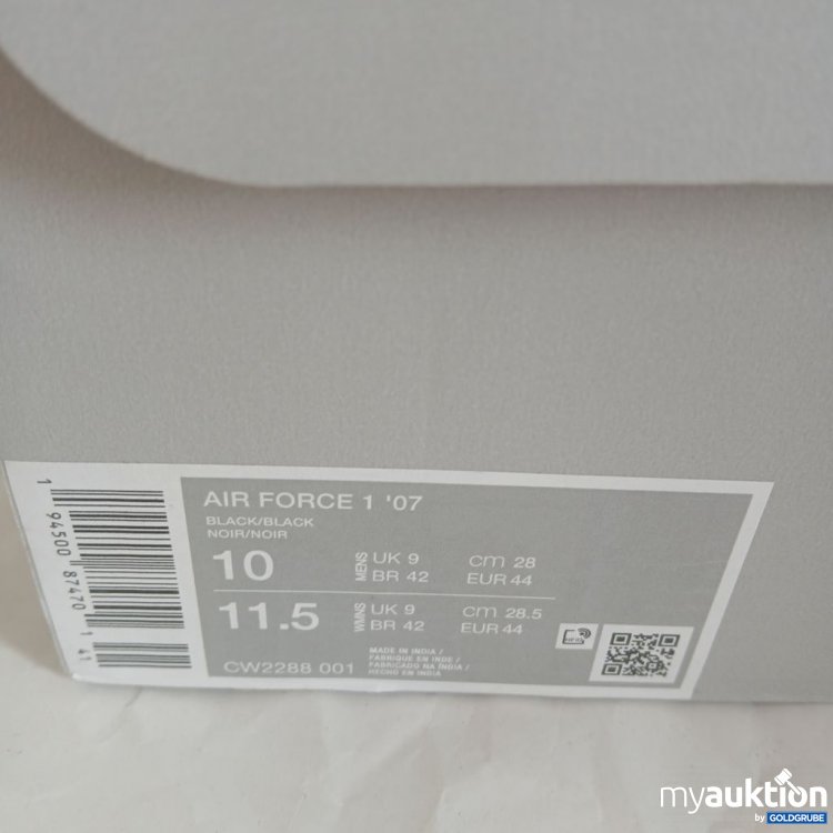 Artikel Nr. 954247: Nike Air Force 1 '07 Schwarz Sneaker