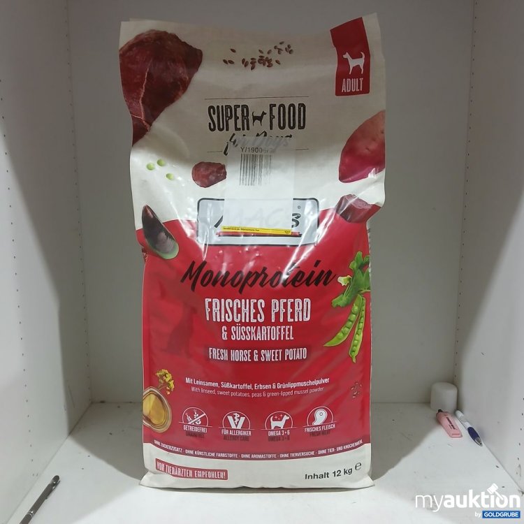 Artikel Nr. 971247: Super Food Monoprotein Frisches Pferd & Süßkartoffel 12 kg