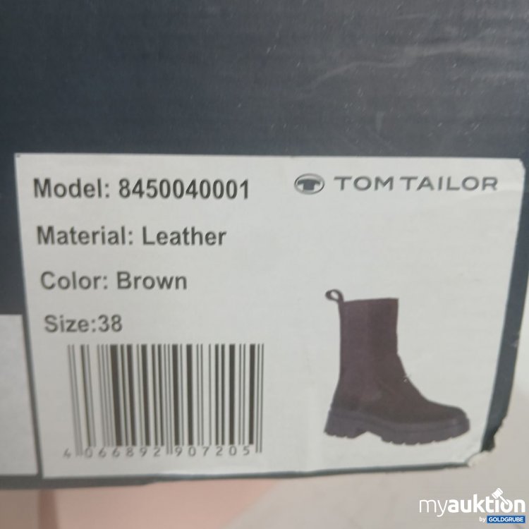 Artikel Nr. 992247 Artikel Nr. 992247: Tom Tailor Stiefeletten Leder Braun
