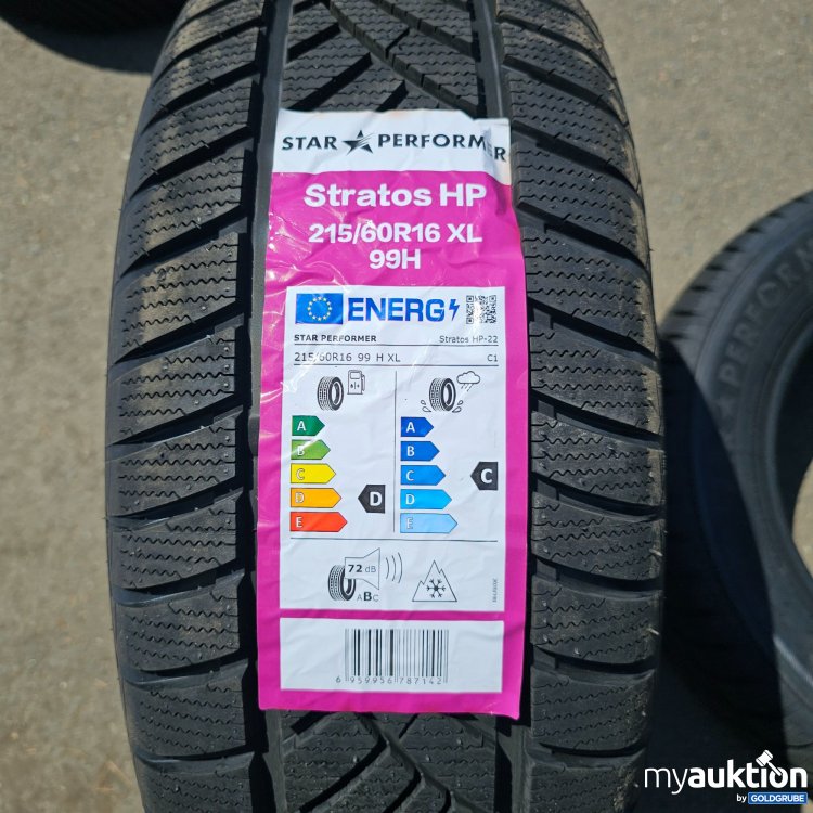 Artikel Nr. 439248 Artikel Nr. 439248: Star Performer Stratos HP 215/60R16 XL 99H 2 Stück
