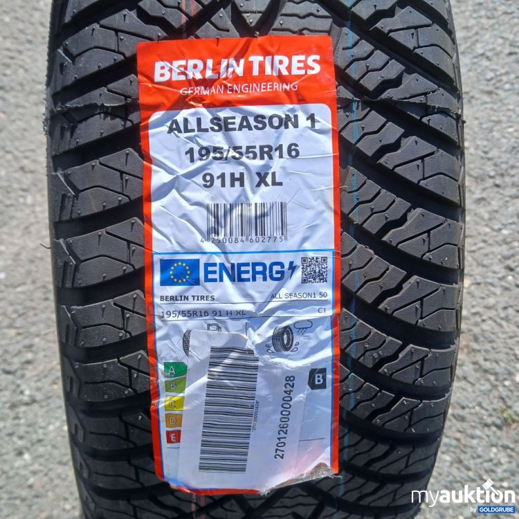 Artikel Nr. 447248 Artikel Nr. 447248: Berlin Tires Allseason 1 195/55 R16 91H XL