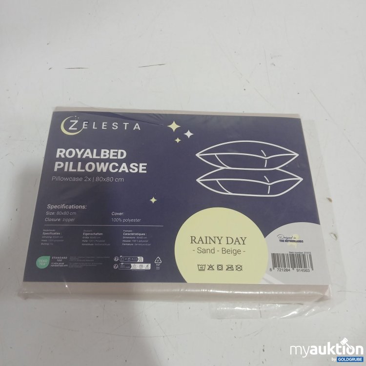 Artikel Nr. 461248 Artikel Nr. 461248: Zelesta Royalbed Pillowcase 2x 80x80cm rainy day sand beige