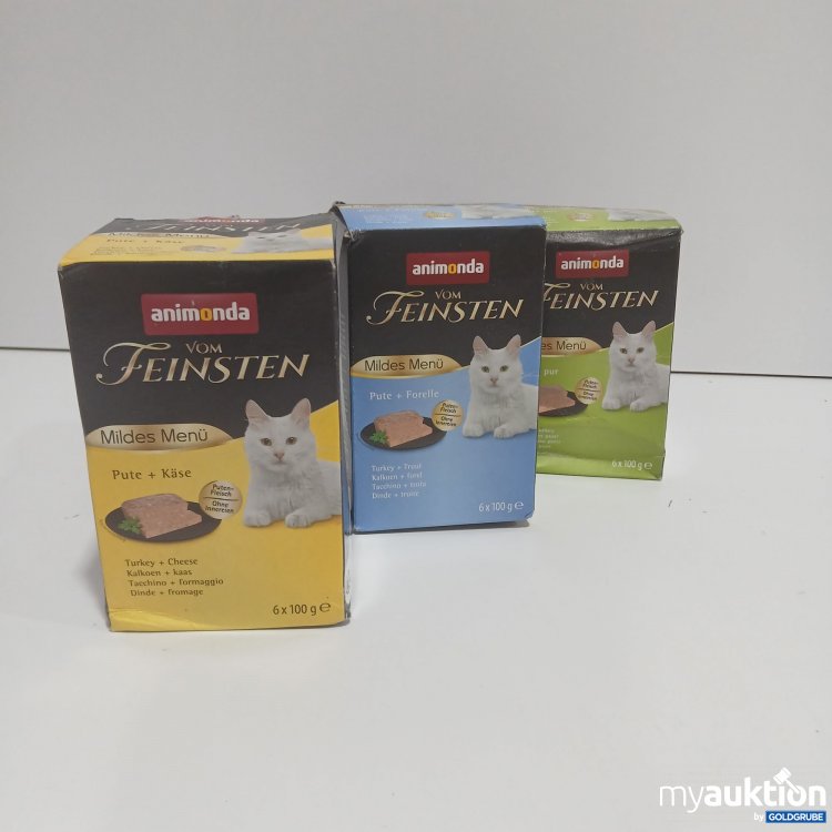 Artikel Nr. 834248 Artikel Nr. 834248: Animonda Feinsten Katzenfutter 3er Pack x6 Stück x100g