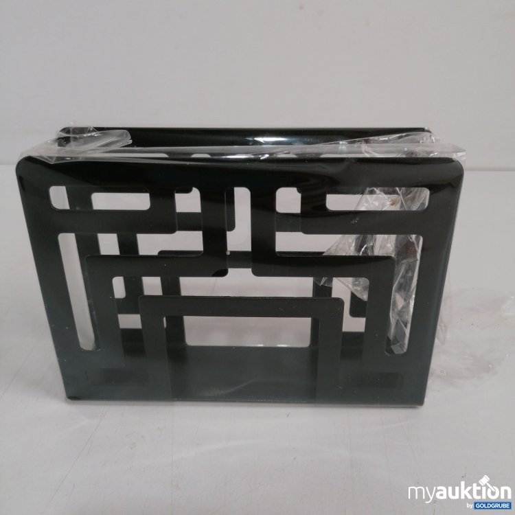 Artikel Nr. 840248 Artikel Nr. 840248: Serviettenhalter schwarz 12x9 cm