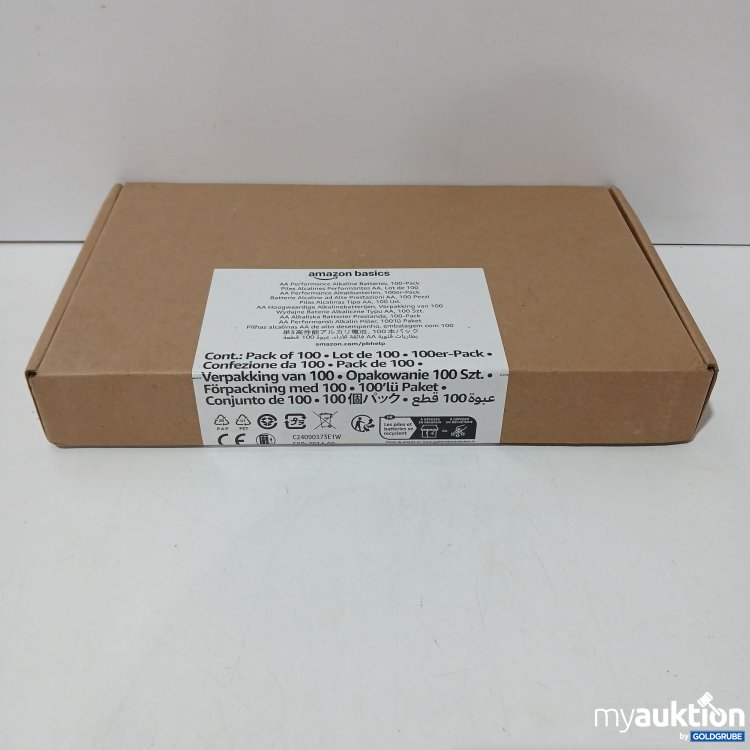 Artikel Nr. 854248 Artikel Nr. 854248: Amazonbasics AA Batterien 100stk