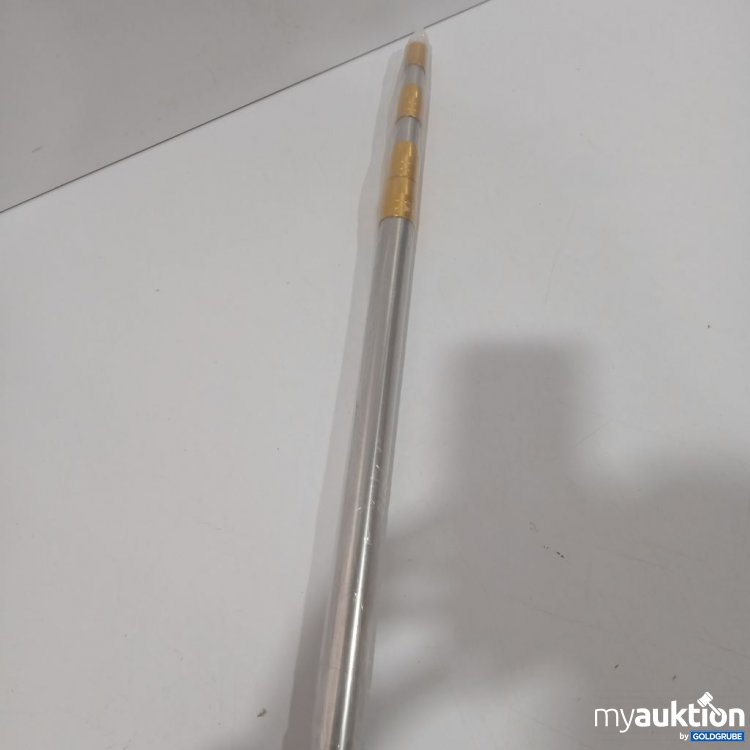 Artikel Nr. 892248: Edelstahl Stab mit goldenen Akzenten 108cm