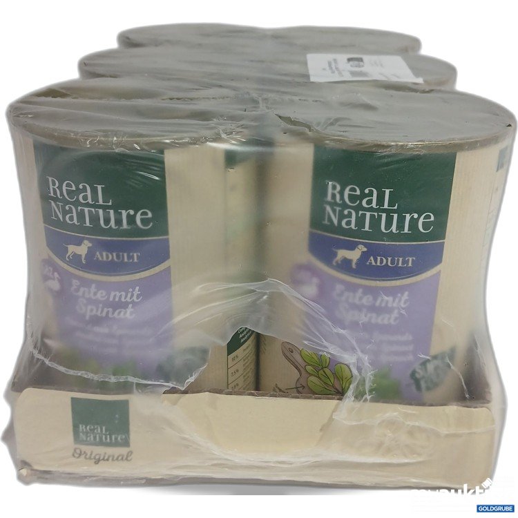 Artikel Nr. 898248 Artikel Nr. 898248: Real Nature Adult Hundefutter Ente mit Spinat 6x400g