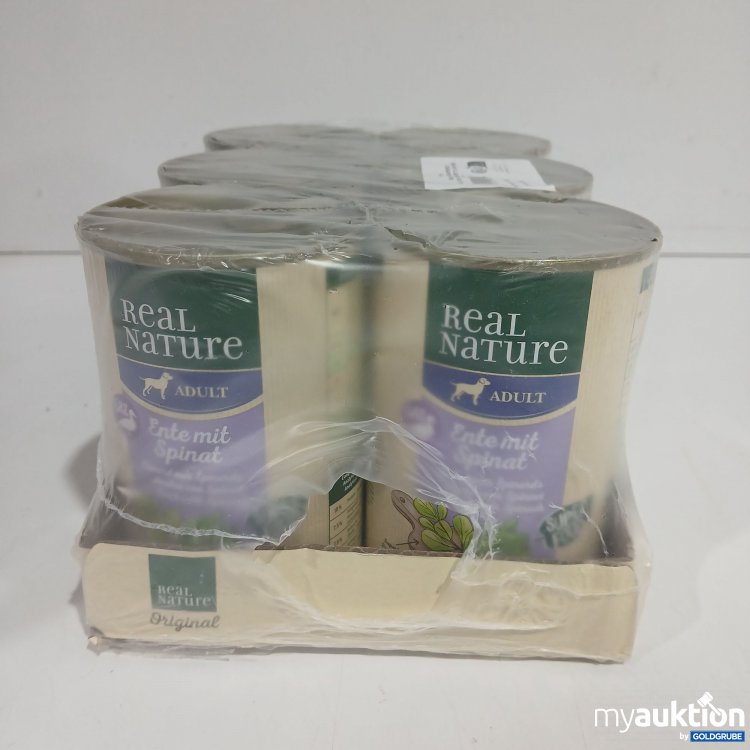 Artikel Nr. 898248 Artikel Nr. 898248: Real Nature Adult Hundefutter Ente mit Spinat 6x400g