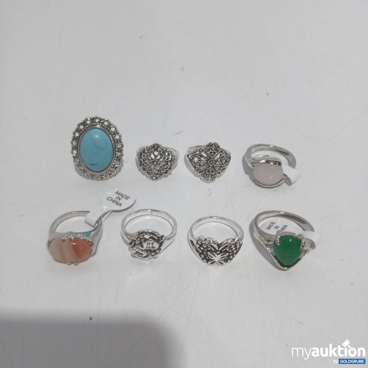 Artikel Nr. 911248: Diverse Ringe 8 Stück 