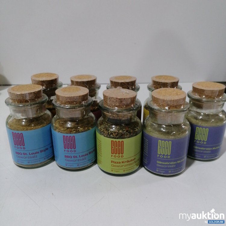 Artikel Nr. 912248: Ecco Food diverse Gewürze 9Stk