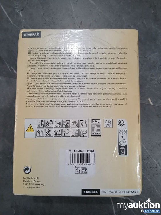 Artikel Nr. 929248 Artikel Nr. 929248: STARPAK Kerzen 50 Stück