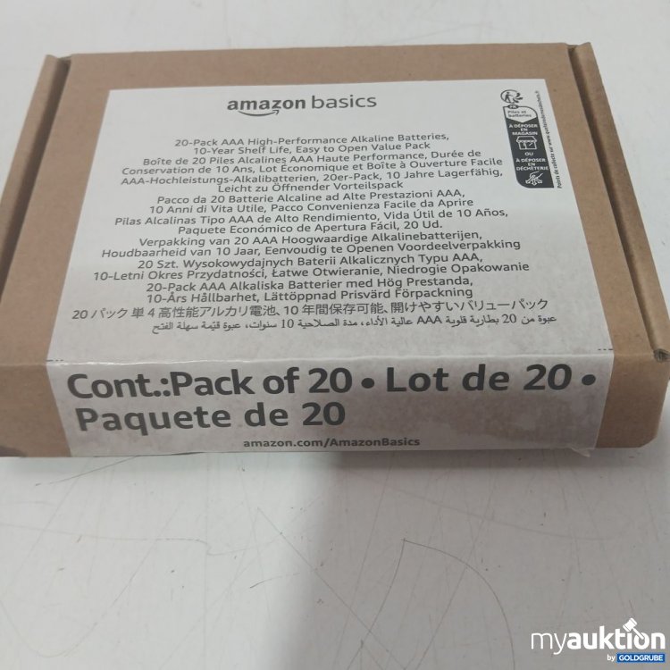 Artikel Nr. 933248: Amazon Basics Alkaline Batterien AAA 20er Pack